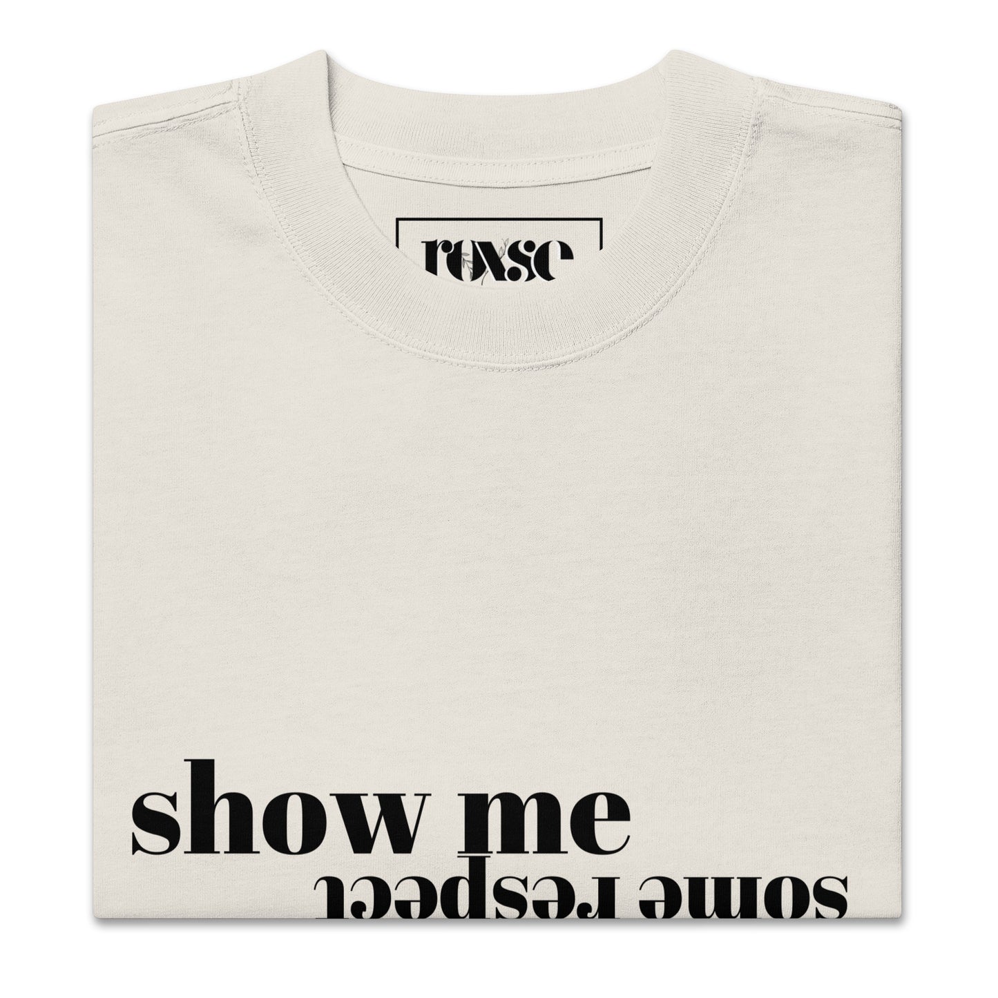Respect Oversized Faded T-shirt