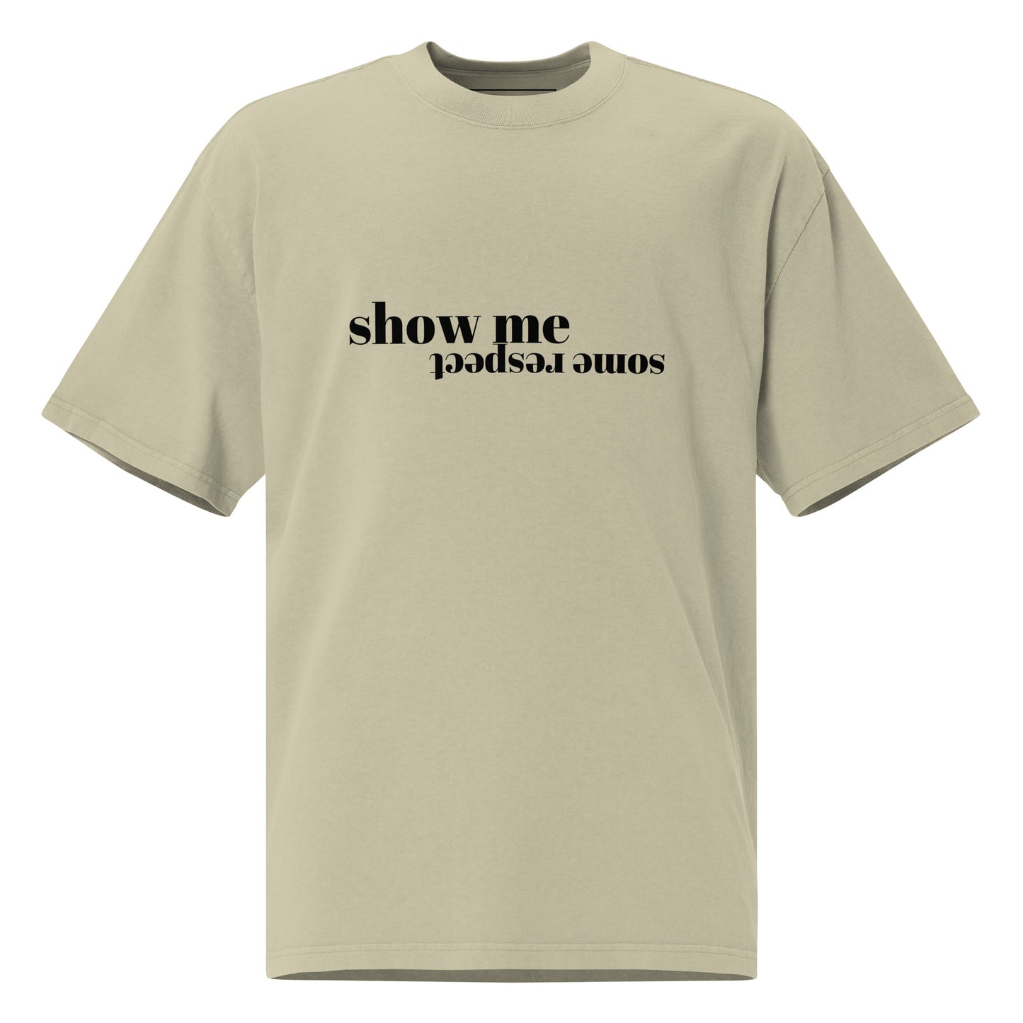 Respect Oversized Faded T-shirt