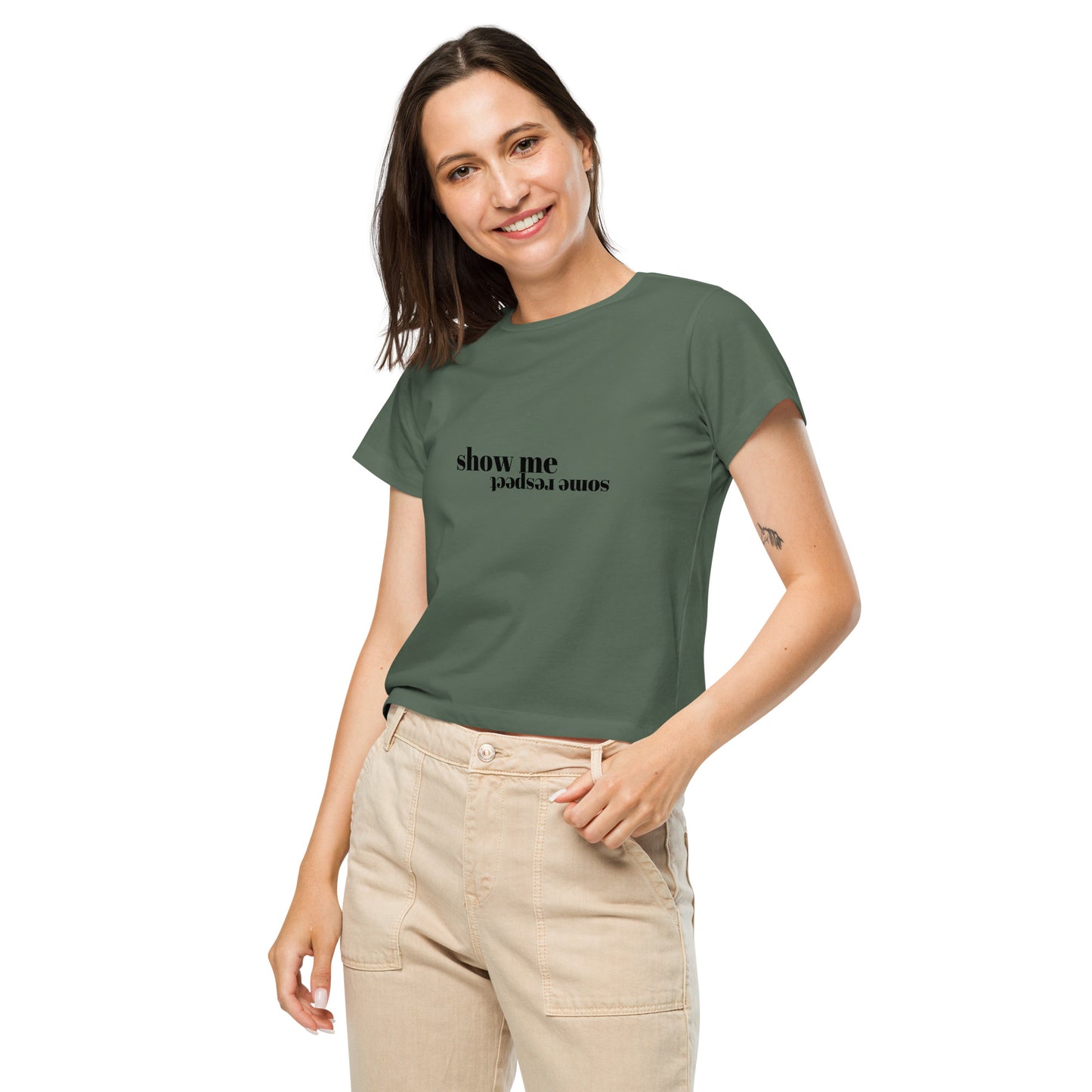 Respect High-waisted T-shirt
