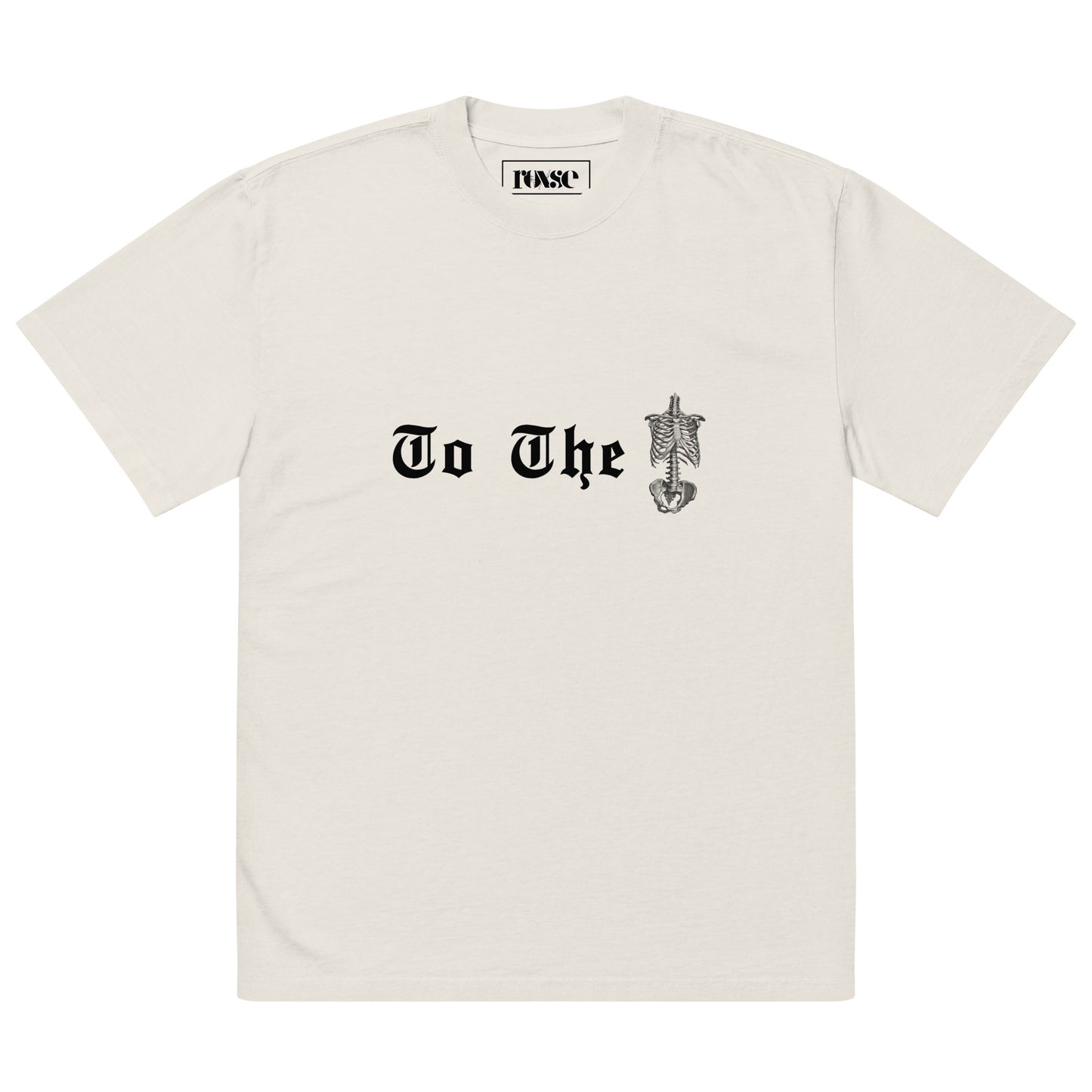 Bones Oversized Faded T-shirt
