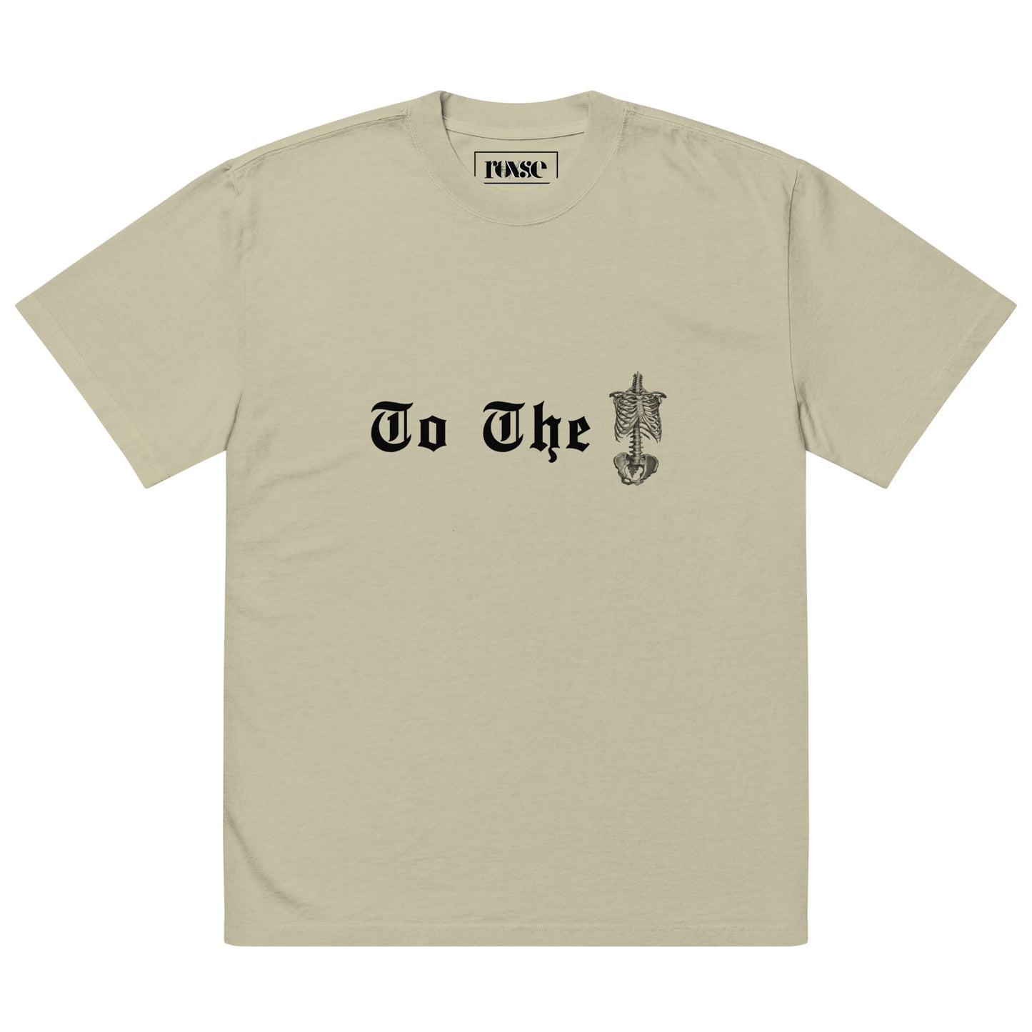 Bones Oversized Faded T-shirt