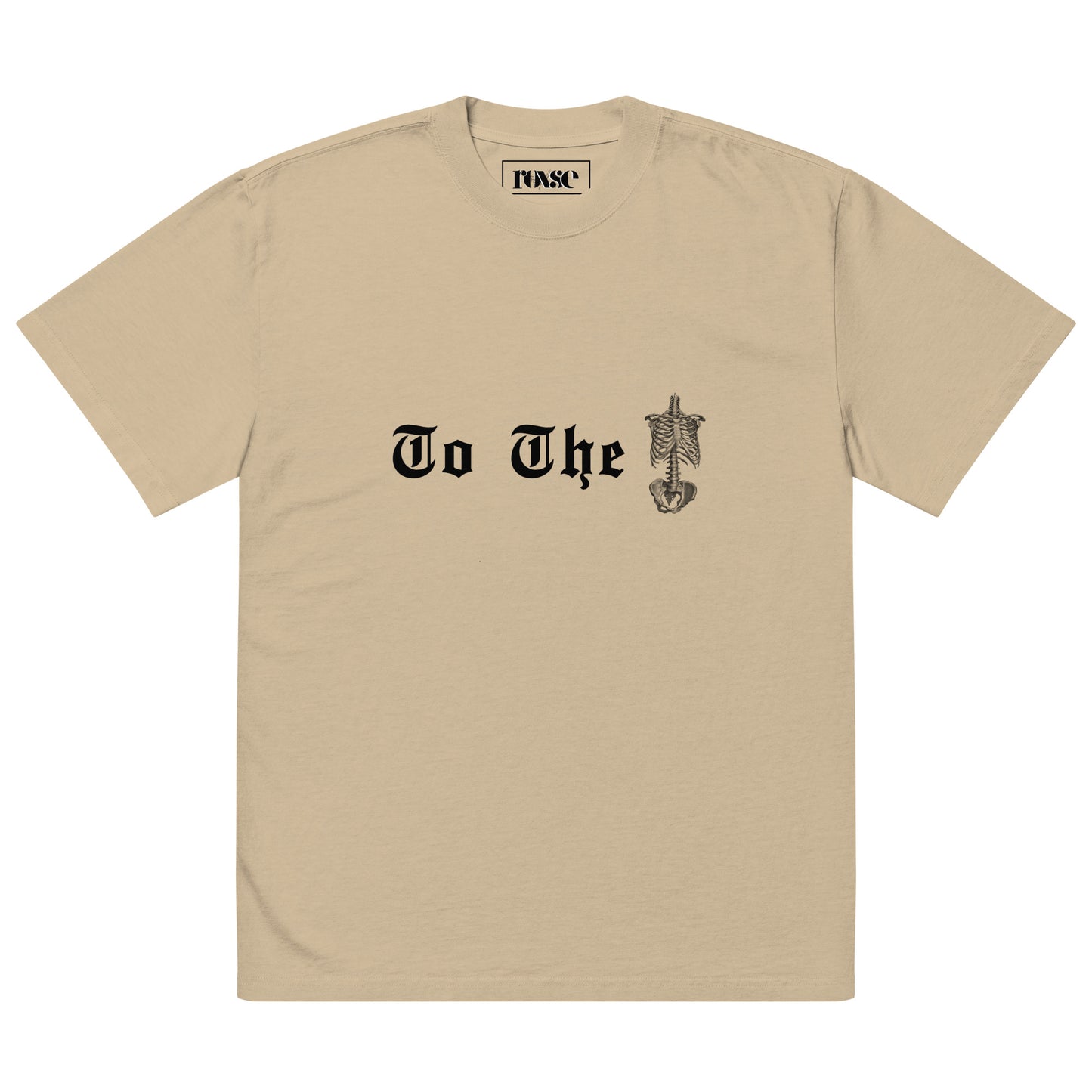 Bones Oversized Faded T-shirt